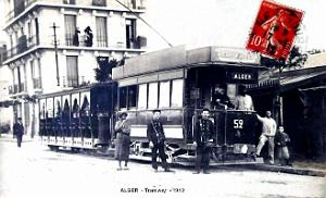 1322- Alger - Tramway en 1912